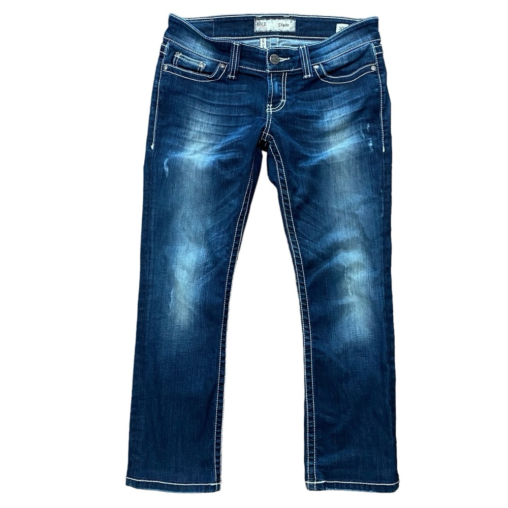 BKE by Buckle “Stella” Ankle Skinny Dark Wash Denim Jeans Size 30 Short